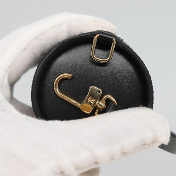 LOUIS VUITTON Epi Soufflot Pouch Black LV Auth BA716