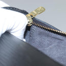 LOUIS VUITTON Epi Soufflot Pouch Black LV Auth BA716-12