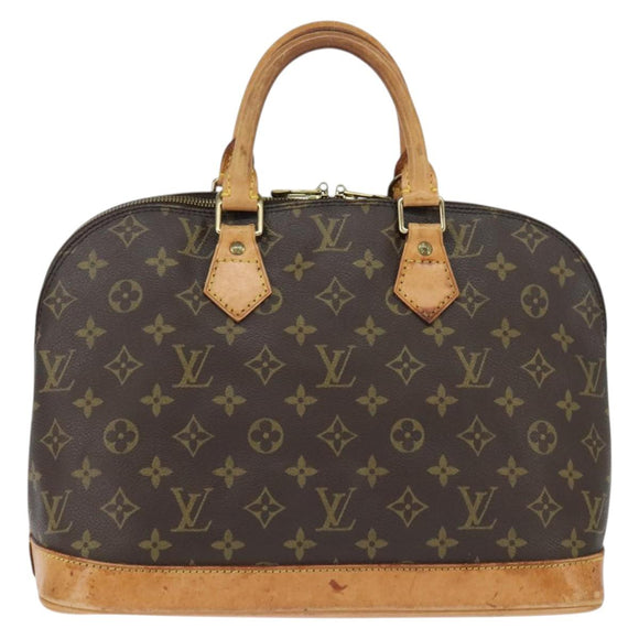 LOUIS VUITTON Monogram Alma Hand Bag M51130 LV Auth BA7160