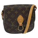 LOUIS VUITTON Monogram Saint Cloud PM Shoulder Bag M51244 LV Auth BA7165-1