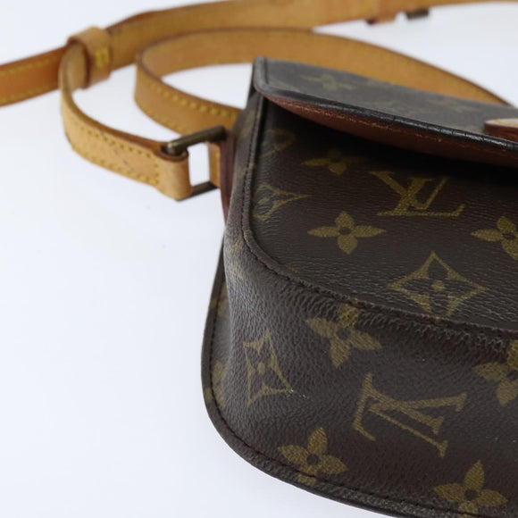 LOUIS VUITTON Monogram Saint Cloud PM Shoulder Bag M51244 LV Auth BA7165