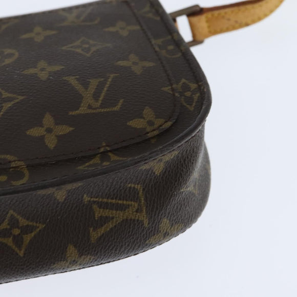 LOUIS VUITTON Monogram Saint Cloud PM Shoulder Bag M51244 LV Auth BA7165