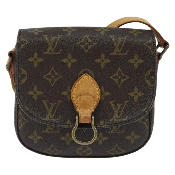 LOUIS VUITTON Monogram Saint Cloud PM Shoulder Bag M51244 LV Auth BA7165
