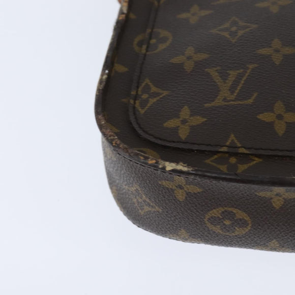 LOUIS VUITTON Monogram Saint Cloud MM Shoulder Bag M51243 LV Auth BA7167
