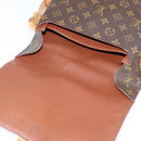 LOUIS VUITTON Monogram Cartouchiere GM Shoulder Bag M51252 LV Auth BA7168-18