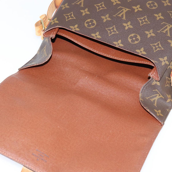 LOUIS VUITTON Monogram Cartouchiere GM Shoulder Bag M51252 LV Auth BA7168