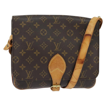 LOUIS VUITTON Monogram Cartouchiere GM Shoulder Bag M51252 LV Auth BA7168
