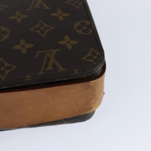 LOUIS VUITTON Monogram Cartouchiere GM Shoulder Bag M51252 LV Auth BA7169