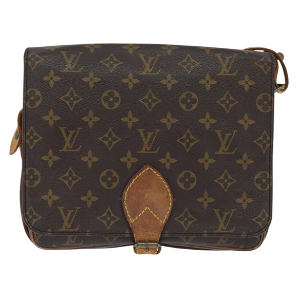 LOUIS VUITTON Monogram Cartouchiere GM Shoulder Bag M51252 LV Auth BA7169