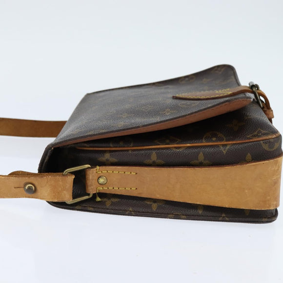 LOUIS VUITTON Monogram Cartouchiere GM Shoulder Bag M51252 LV Auth BA7169