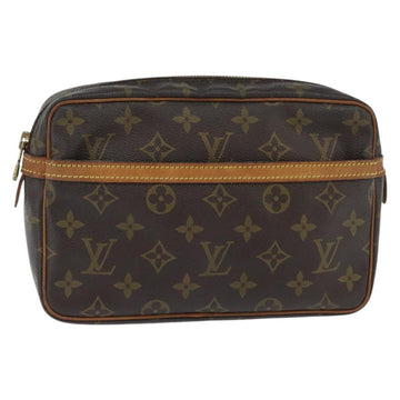 LOUIS VUITTON Monogram Compiegne 23 Clutch Bag M51847 LV Auth BA7170