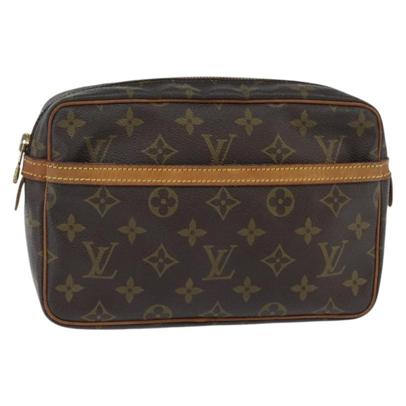 LOUIS VUITTON Monogram Compiegne 23 Clutch Bag M51847 LV Auth BA7170