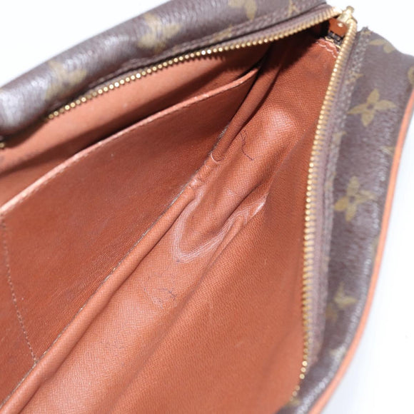 LOUIS VUITTON Monogram Compiegne 28 Clutch Bag M51845 LV Auth BA7171