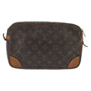 LOUIS VUITTON Monogram Compiegne 28 Clutch Bag M51845 LV Auth BA7171-2