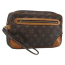 LOUIS VUITTON Monogram Marly Dragonne GM Clutch Bag M51825 LV Auth BA7172-1