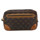 LOUIS VUITTON Monogram Marly Dragonne GM Clutch Bag M51825 LV Auth BA7172-13