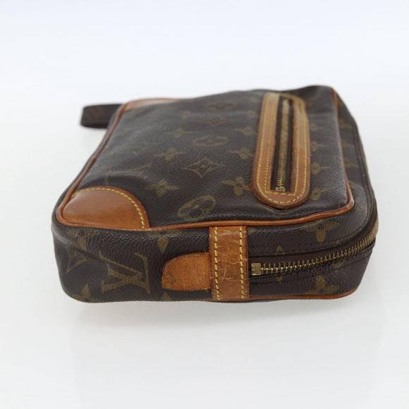 LOUIS VUITTON Monogram Marly Dragonne GM Clutch Bag M51825 LV Auth BA7172