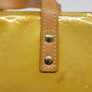 LOUIS VUITTON Monogram Vernis Reade PM Hand Bag Beige M91334 LV Auth BA718-10