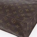 LOUIS VUITTON Monogram Sac Plat Hand Bag M51140 LV Auth BA7185-15