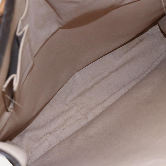 LOUIS VUITTON Monogram Sac Plat Hand Bag M51140 LV Auth BA7185