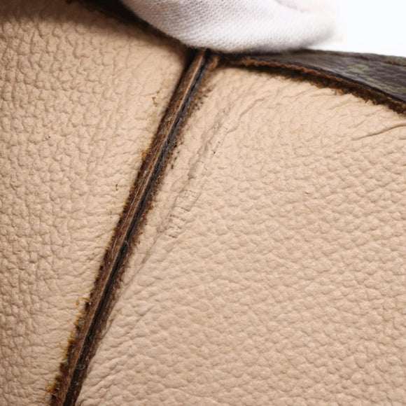 LOUIS VUITTON Monogram Sac Plat Hand Bag M51140 LV Auth BA7185