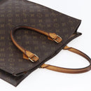 LOUIS VUITTON Monogram Sac Plat Hand Bag M51140 LV Auth BA7185-6