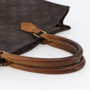 LOUIS VUITTON Monogram Sac Plat Hand Bag M51140 LV Auth BA7185-7