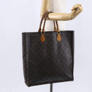 LOUIS VUITTON Monogram Sac Plat Hand Bag M51140 LV Auth BA7186-20
