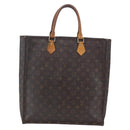 LOUIS VUITTON Monogram Sac Plat Hand Bag M51140 LV Auth BA7186-13