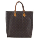 LOUIS VUITTON Monogram Sac Plat Hand Bag M51140 LV Auth BA7186-2