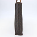 LOUIS VUITTON Monogram Sac Plat Hand Bag M51140 LV Auth BA7186-3