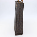 LOUIS VUITTON Monogram Sac Plat Hand Bag M51140 LV Auth BA7186-4