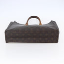 LOUIS VUITTON Monogram Sac Plat Hand Bag M51140 LV Auth BA7186-5