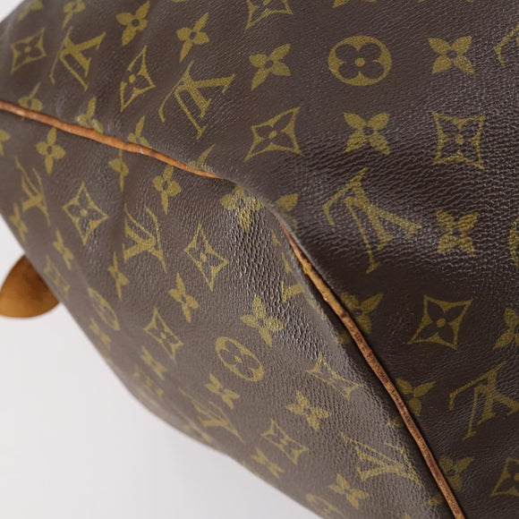 LOUIS VUITTON Monogram Sac Souple 45 Boston Bag M41624 LV Auth BA7190