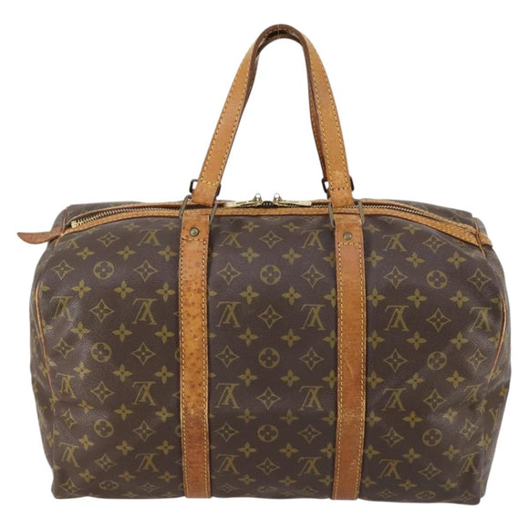 LOUIS VUITTON Monogram Sac Souple 45 Boston Bag M41624 LV Auth BA7190