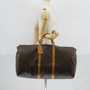 LOUIS VUITTON Monogram Keepall Bandouliere 60 Boston Bag M41412 LV Auth BA7196-22