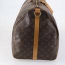 LOUIS VUITTON Monogram Keepall Bandouliere 60 Boston Bag M41412 LV Auth BA7196-4