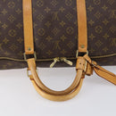 LOUIS VUITTON Monogram Keepall Bandouliere 60 Boston Bag M41412 LV Auth BA7196-7