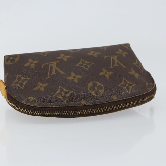 LOUIS VUITTON Monogram Pochette Cosmetic PM Pouch M43998 LV Auth BA7197