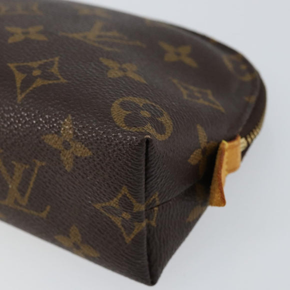 LOUIS VUITTON Monogram Pochette Cosmetic PM Pouch M43998 LV Auth BA7197