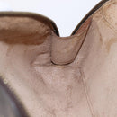 LOUIS VUITTON Monogram Trousse Demi Ronde Cosmetic Pouch M47520 LV Auth BA7198-11