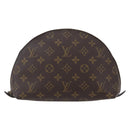 LOUIS VUITTON Monogram Trousse Demi Ronde Cosmetic Pouch M47520 LV Auth BA7198-13