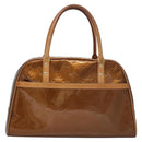 LOUIS VUITTON Monogram Vernis Tompkins Square Bag Bronze M91103 LV Auth BA720-13