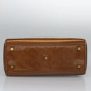LOUIS VUITTON Monogram Vernis Tompkins Square Bag Bronze M91103 LV Auth BA720-5