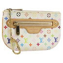 LOUIS VUITTON Monogram Multicolor Pochette MM Pouch White M60028 LV Auth BA7202-1
