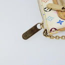 LOUIS VUITTON Monogram Multicolor Pochette MM Pouch White M60028 LV Auth BA7202-9
