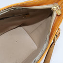 LOUIS VUITTON Monogram Vernis Houston Hand Bag Beige M91004 LV Auth BA7204-19