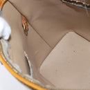 LOUIS VUITTON Monogram Vernis Houston Hand Bag Beige M91004 LV Auth BA7204-20