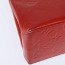 LOUIS VUITTON Monogram Vernis Reade PM Hand Bag Red Rouge M91088 LV Auth BA7208-15