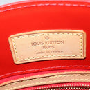 LOUIS VUITTON Monogram Vernis Reade PM Hand Bag Red Rouge M91088 LV Auth BA7208-17